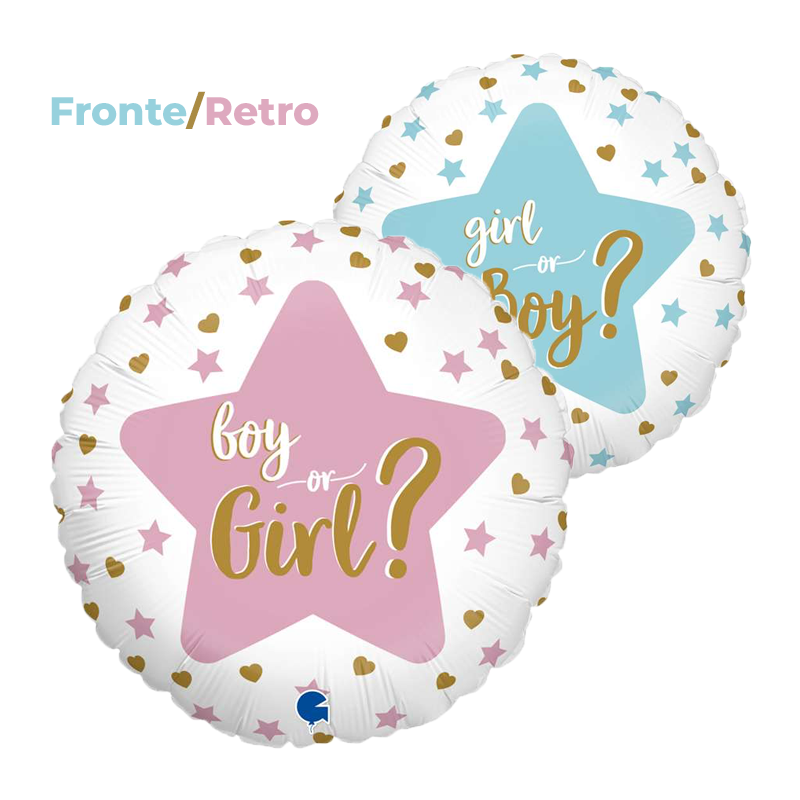 Palloncini Nascita Boy Or Girl Gender Reveal - Butterfly Store