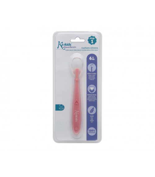 Cucchiaio In Silicone Rosa Step 1 – Kiokids - immagine 5